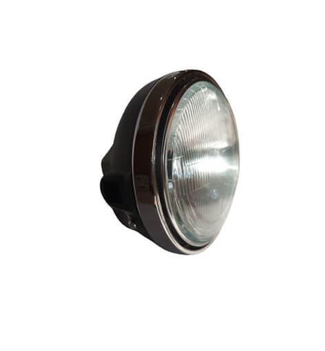 Farol Bloco Optico Aro Cromado Cbx 200 Strada Lente Em Vidro